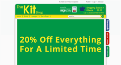 Desktop Screenshot of kitshoponline.co.uk